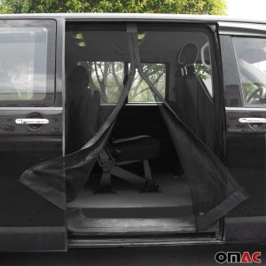 Mercedes Metris Mosquito Net - Omac - Sliding Door Polyester w/Magnet - Black - 2016-2024 Mercedes Metris Mosquito Net - Omac - Sliding Door Polyester w/Magnet - Black - 2016-2024